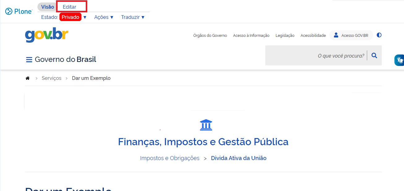 entrar no questionário de serviços