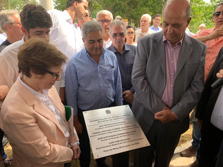 Inauguração da Estrada da Serrinha