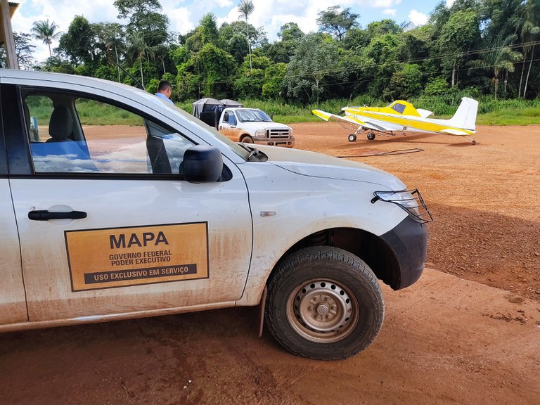 Governo Federal fiscaliza aviação agrícola e apreende agrotóxicos irregulares em Mato Grosso