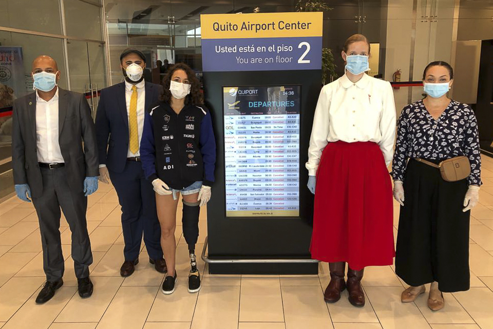 Brasileiros que estavam em Quito retornam ao País Foto: MRE