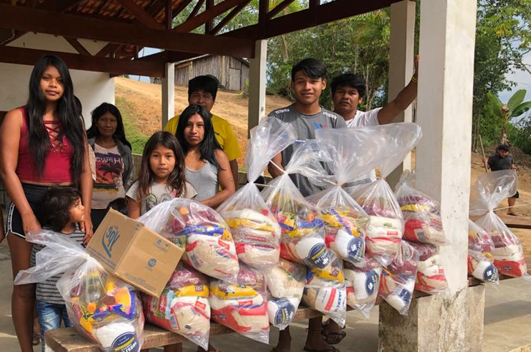 Funai entrega 3.200 cestas de alimentos para indígenas de São Paulo e Rio de Janeiro