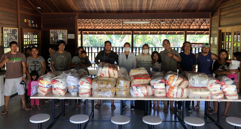 Funai entregou 215 mil cestas de alimentos a famílias indígenas
