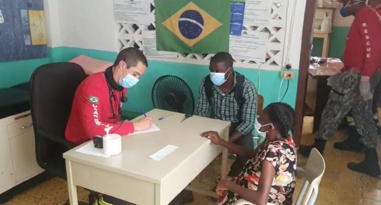 Missão humanitária brasileira no Haiti realiza atendimentos de apoio à população local