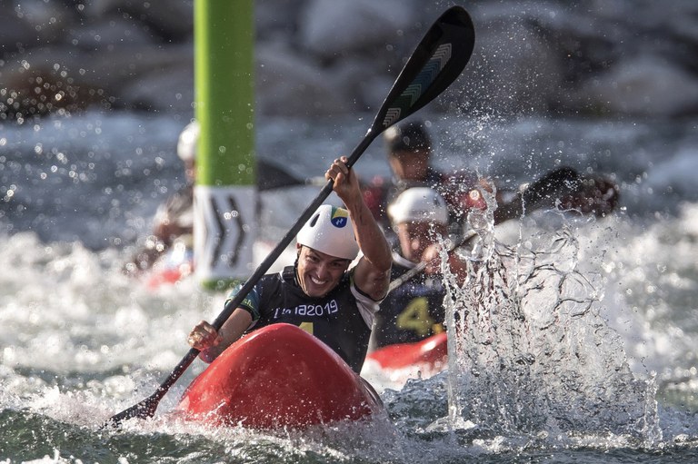 Pedro Henrique Gonçalves garantiu vaga no K1 masculino da canoagem slalom. Foto: Divulgação/COB