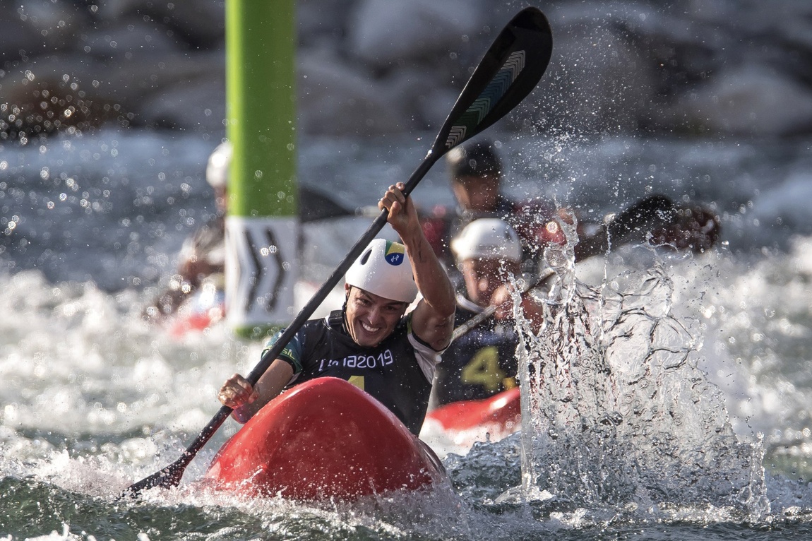 Pedro Henrique Gonçalves garantiu vaga no K1 masculino da canoagem slalom. Foto: Divulgação/COB