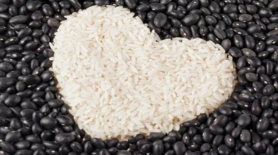 Arroz com feijão