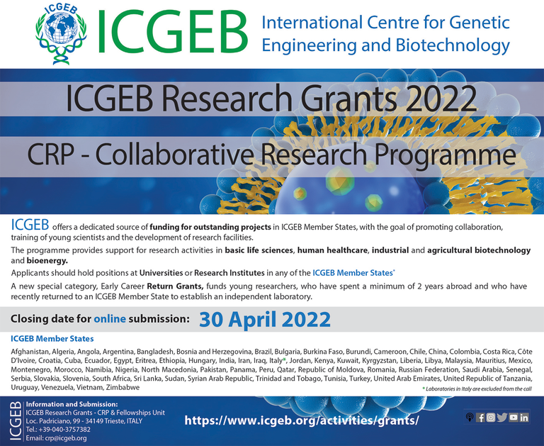 Inscrições abertas para programa de financiamento de projetos de pesquisa colaborativa
