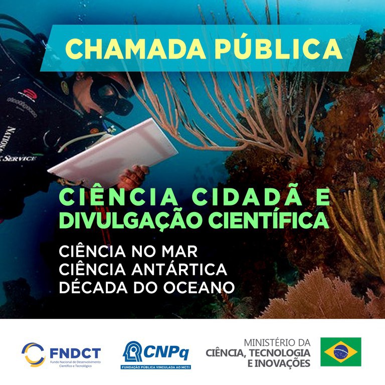 Aberta Chamada Pública de R$6 milhões para ações de ciência cidadã e divulgação científica