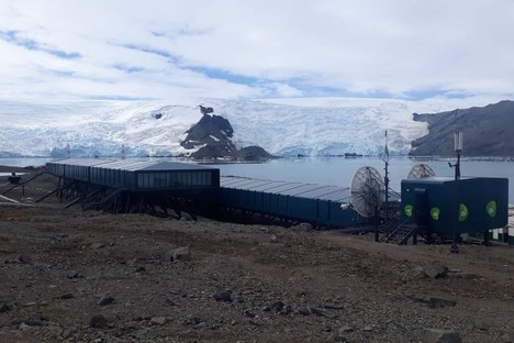 A nova Estação Antártica Comandante Ferraz Foto: Mauricio de Almeida/ TV Brasil