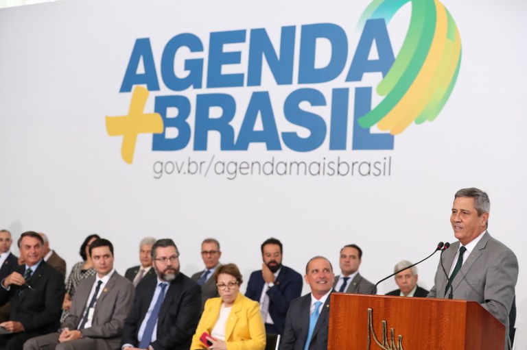 Governo lança o Agenda Mais Brasil, ministro da Casa Civil, Braga Netto - Foto: Marcos Correa/PR