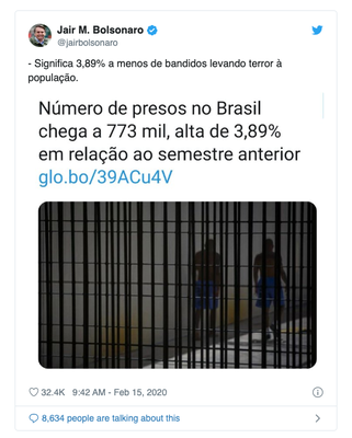 Twitti Bolsonaro