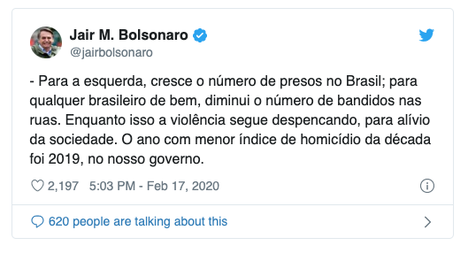 Twitti Bolsonaro