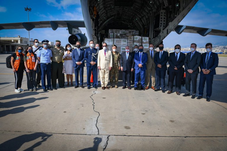 Aviões da missão humanitária brasileira chegam ao Líbano
