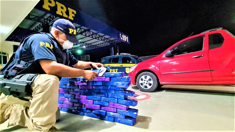 PRF registra aumento de 46% nas apreensões de cocaína na Bahia em 2020