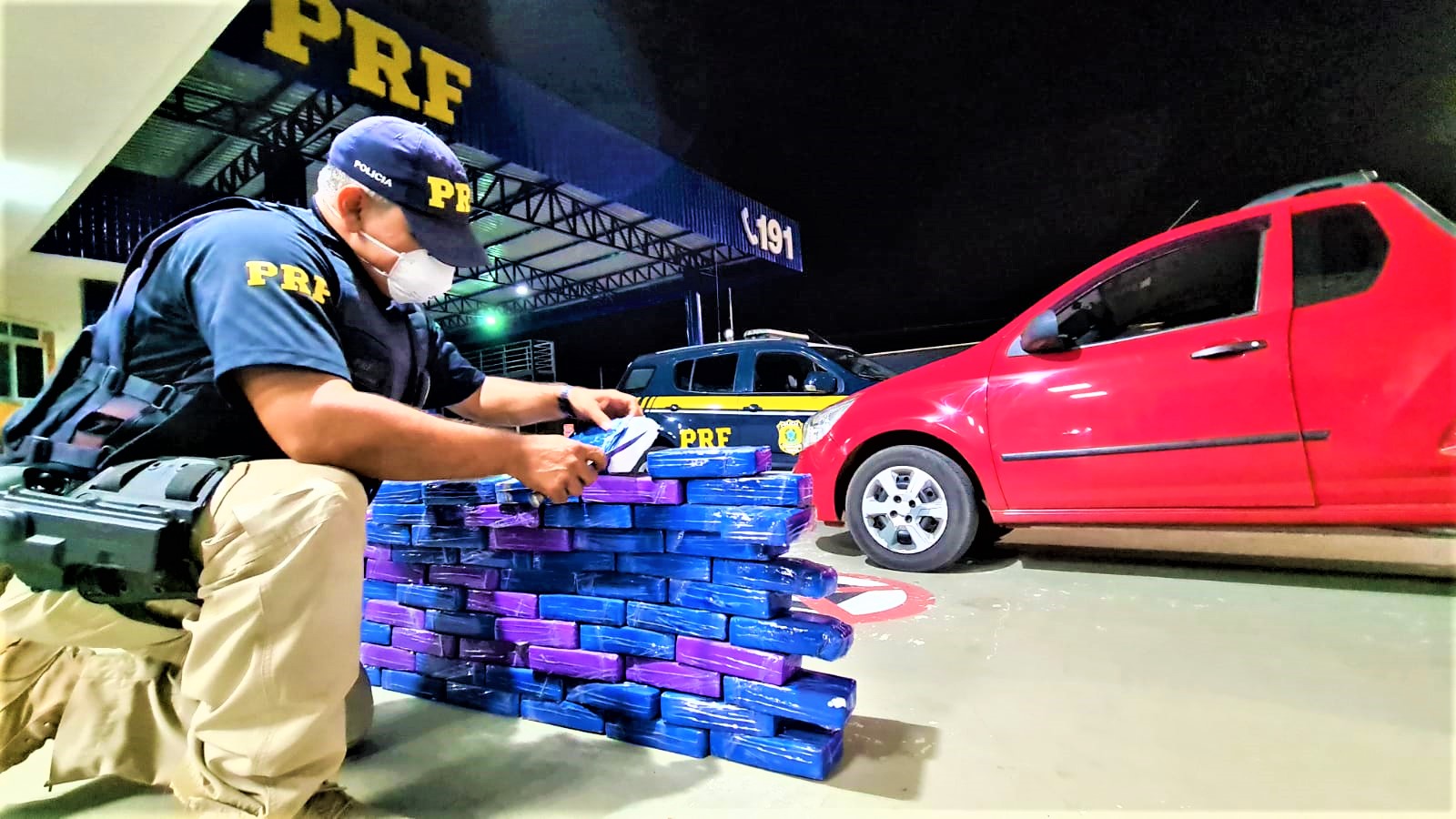 PRF registra aumento de 46% nas apreensões de cocaína na Bahia em 2020