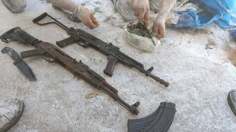 Força-Tarefa de Segurança Pública apreende armamento, munição e grande quantidade de droga