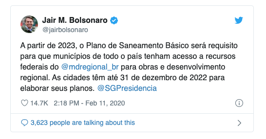 Twitter Bolsonaro