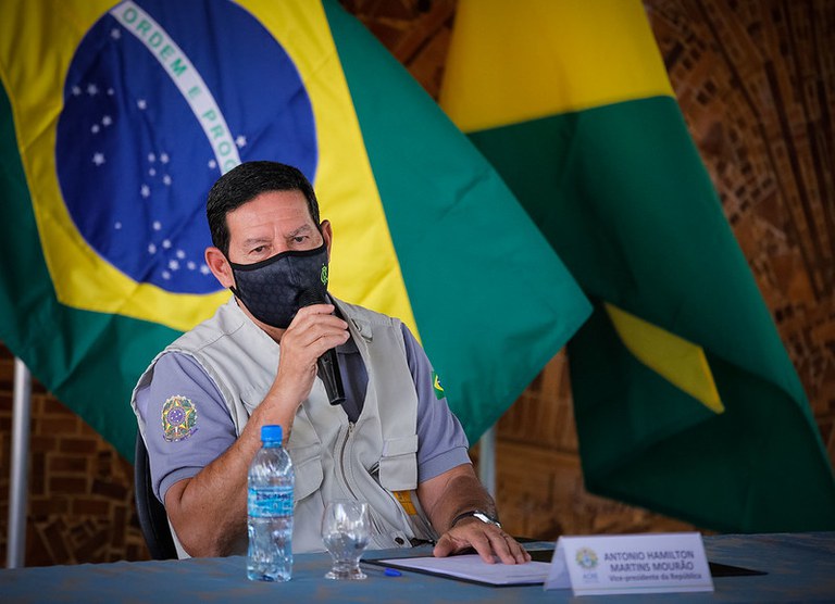 Vice-presidente da República, Hamilton Mourão, cumpre agenda na cidade de Rio Branco, no estado do Acre