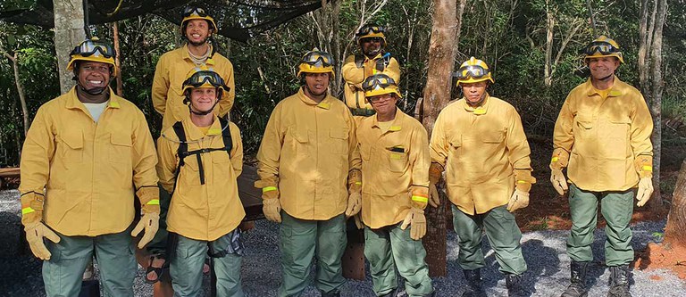 ICMBio treina brigadistas para prevenir e combater queimadas