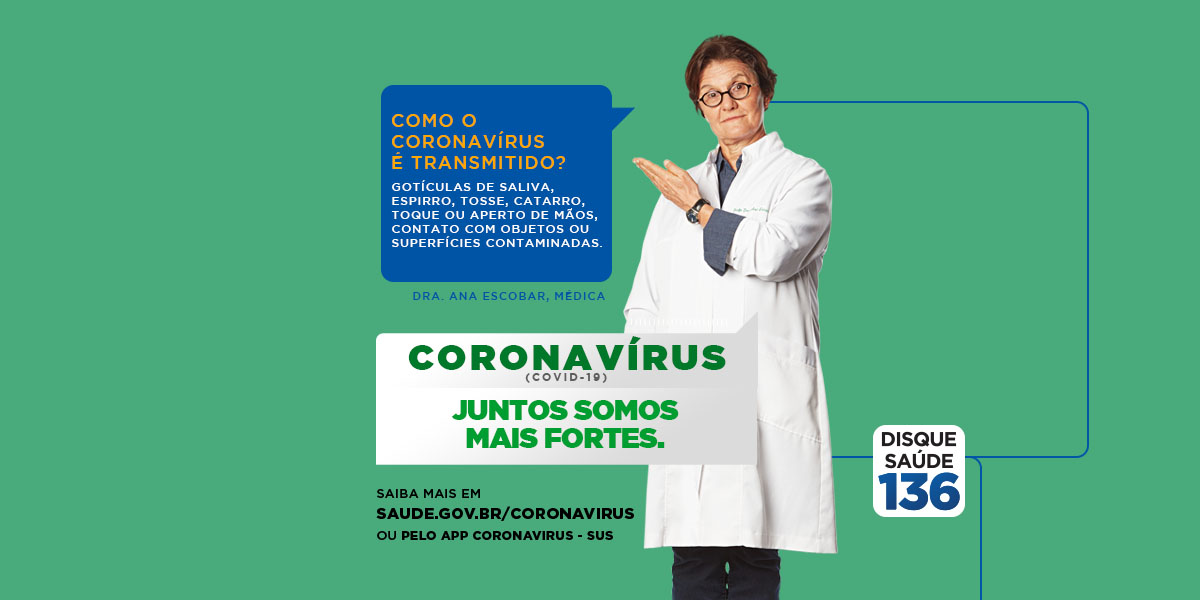 Corona vírus campanha