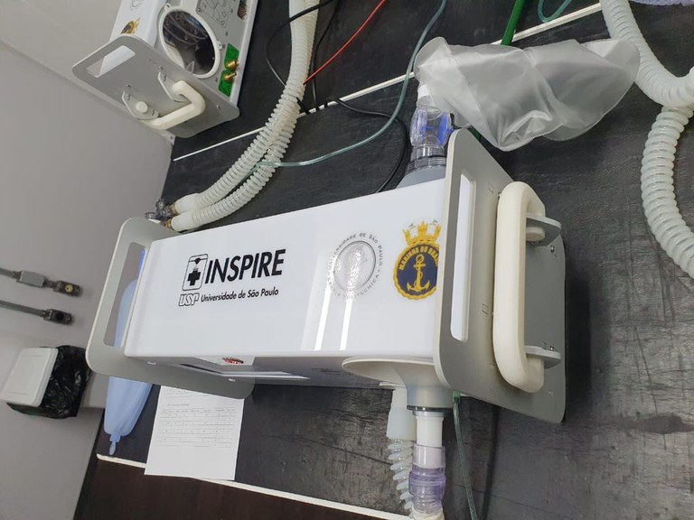 Respiradores fabricados pela Marinha e USP beneficiam pacientes de Manaus (AM)