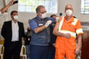 Trabalhadores portuários começam a ser vacinados contra a Covid-19