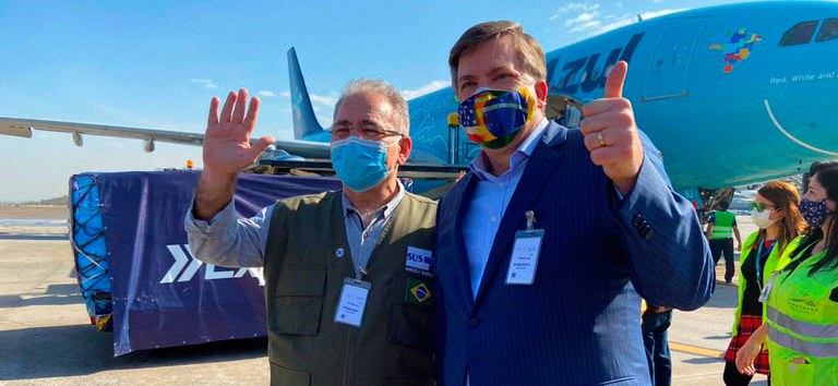 Estados Unidos doam 3 milhões de doses de vacinas covid-19 ao Brasil