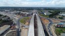 Entregue travessia superior do novo viaduto da PRF, em Maceió