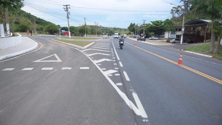 Concluídas obras de restauração na Travessia Urbana de Itaperuna