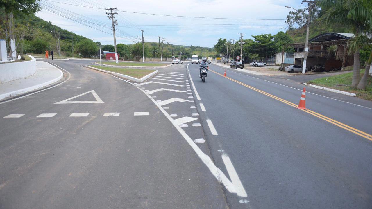 Concluídas obras de restauração na Travessia Urbana de Itaperuna