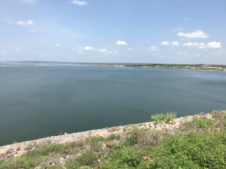 Águas do São Francisco chegam ao Reservatório Castanhão