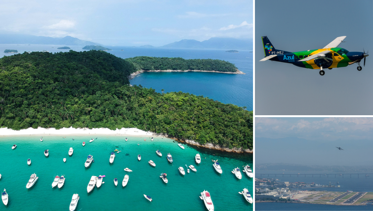 Angra dos Reis recebe voo inaugural do Rio de Janeiro
