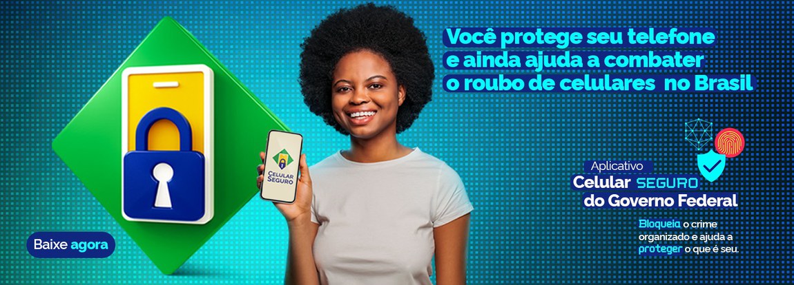 Banner com link externo - Aplicativo celular seguro