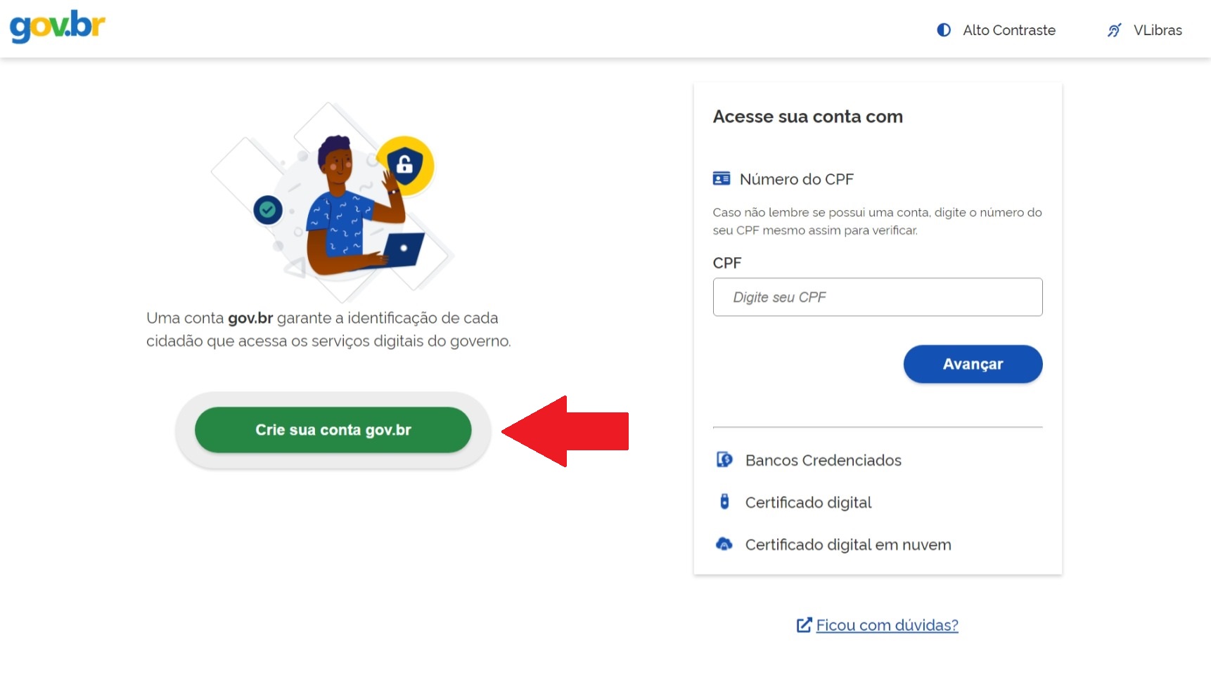 2 - Página Inicial Conta Criar.jpg