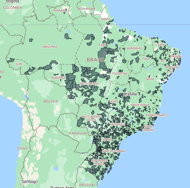 Mapa Adesão
