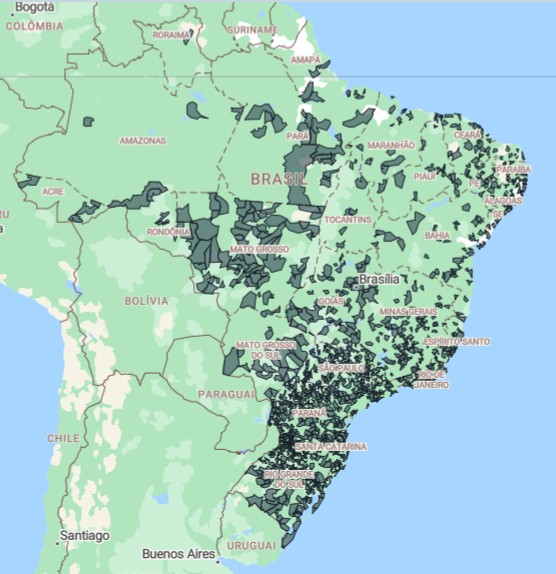 Mapa Adesão
