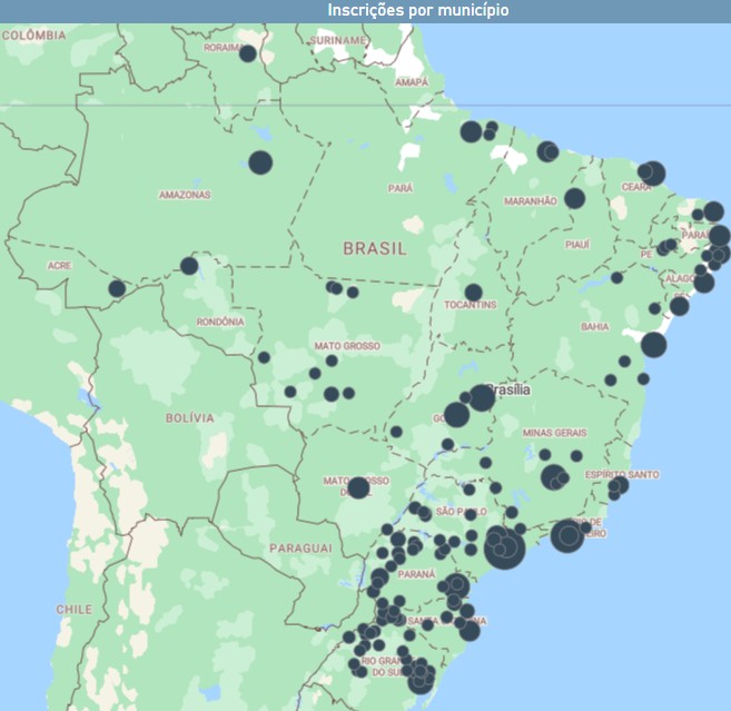 Mapa de Unidades Imobiliárias