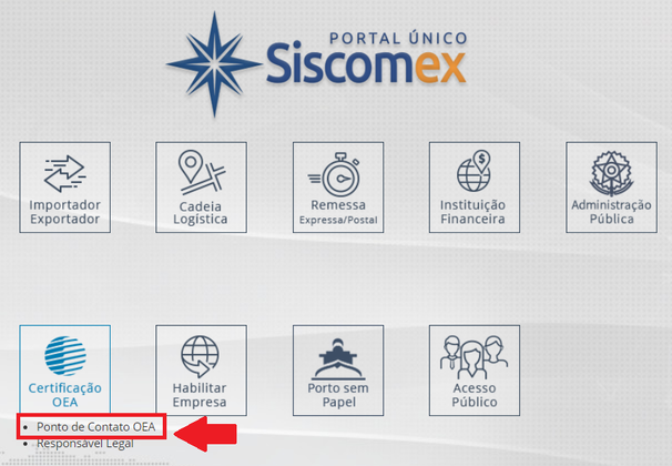 Login pelo Ponto de Contato