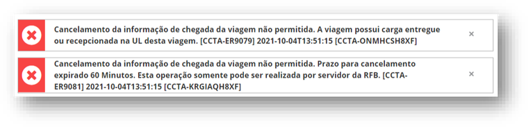 cancelamento msg