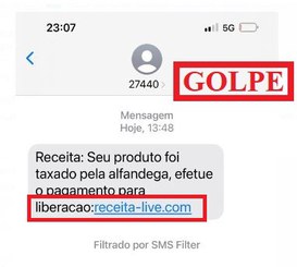 Golpe SMS.