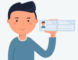 Selfie com Documento aberto