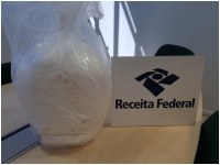 Receita Federal em São Francisco do Sul apreende 15 kg de tetracaína