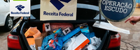 Receita Federal em Foz do Iguaçu retém dois veículos com mercadorias