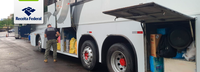 Receita Federal em Foz do Iguaçu reteve quatro ônibus com mercadorias irregulares