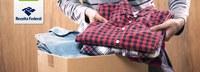 Receita Federal doa roupas apreendidas, em torno de R$ 63 mil, aos Municípios de Santo Antônio do Aventureiro e Pirapetinga.
