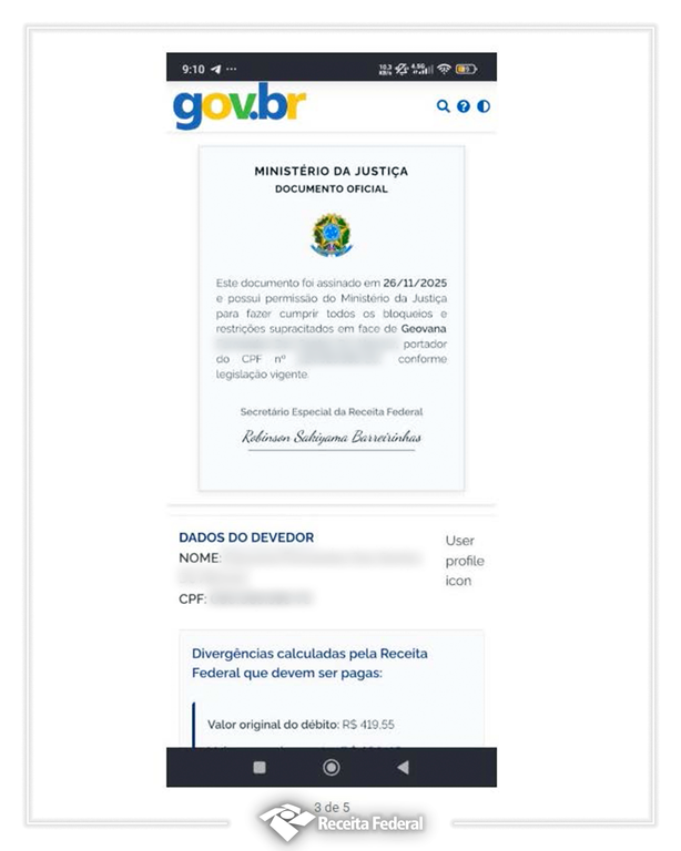 Alerta RFB