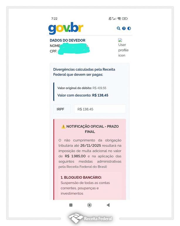 Alerta RFB