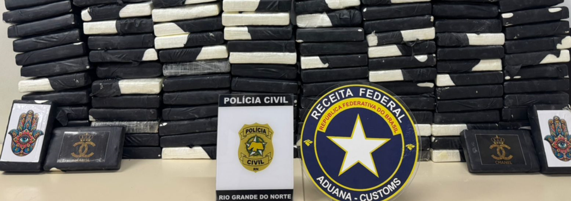 Apreensão foi avaliada em mais de R$ 150 milhões.