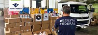Receita Federal em Cascavel apreende carga de eletrônicos e camarões