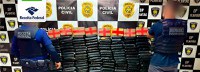 Receita Federal e Polícia Civil apreendem 201 kg de skunk em 167 tabletes escondidos em gabinetes de computador no RN